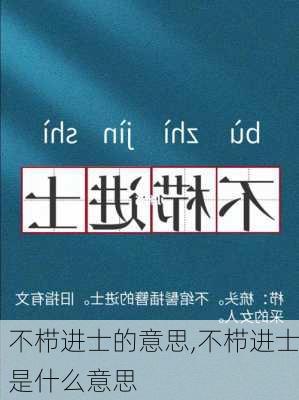 不栉进士的意思,不栉进士是什么意思