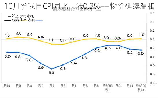 10月份我国CPI同比上涨0.3%——物价延续温和上涨态势