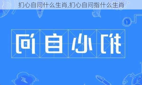 扪心自问什么生肖,扪心自问指什么生肖